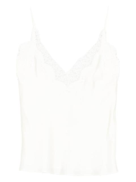 RÓHE lace V-neck top