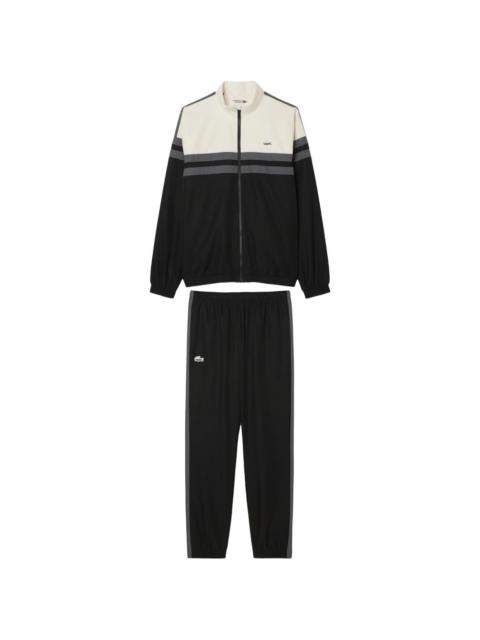 LACOSTE hooded striped tracksuit