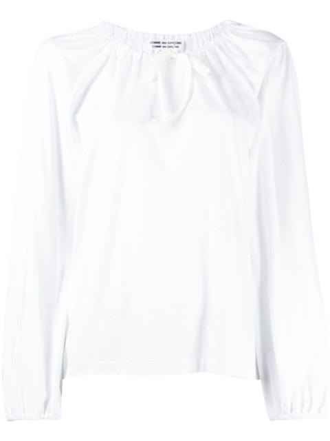 Comme des Garçons Comme des Garçons long-sleeved cotton blouse