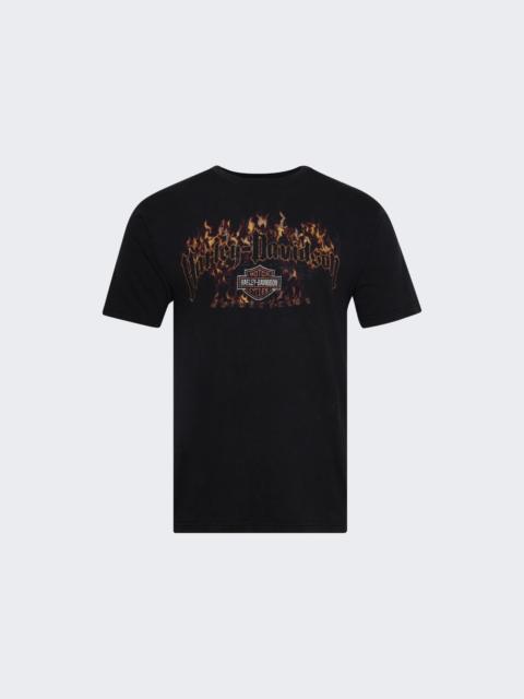 EARTHLING VIP Harley Davidson Vintage Tee Black