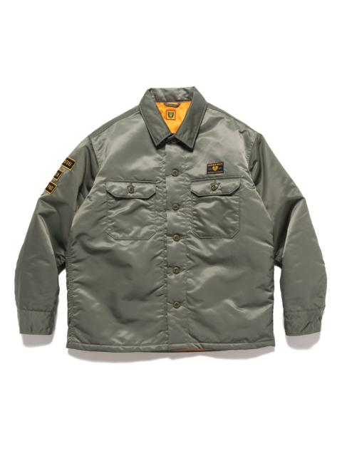 Human Made Padded Cpo Shirt Olive Drab