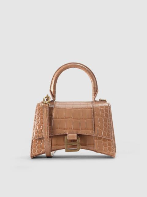 BALENCIAGA Balenciaga Women's Hourglass XS Beige Cross Body Bag