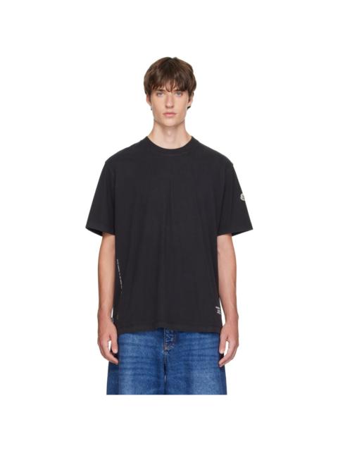 Moncler Moncler x Fragment Black Short Sleeve T-shirt