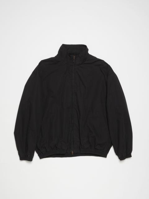 Logo zipper jacket - Black