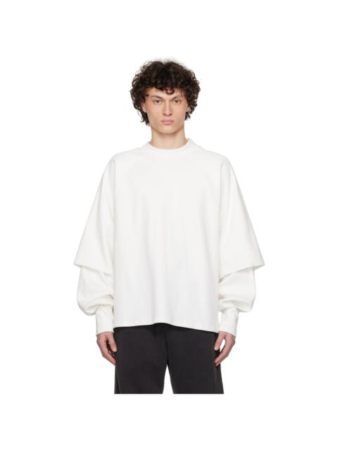 Seventh White Raglan Layered T-shirt