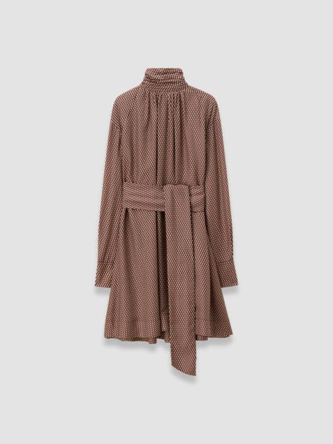 JOSEPH Agata Printed Silk Blend Dress