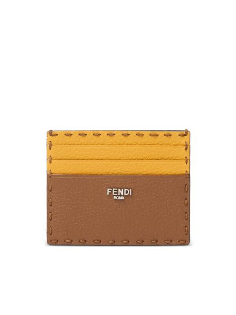 FENDI stitched bicolour cardholder