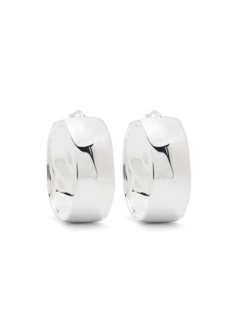 Jil Sander chunky hoop earrings