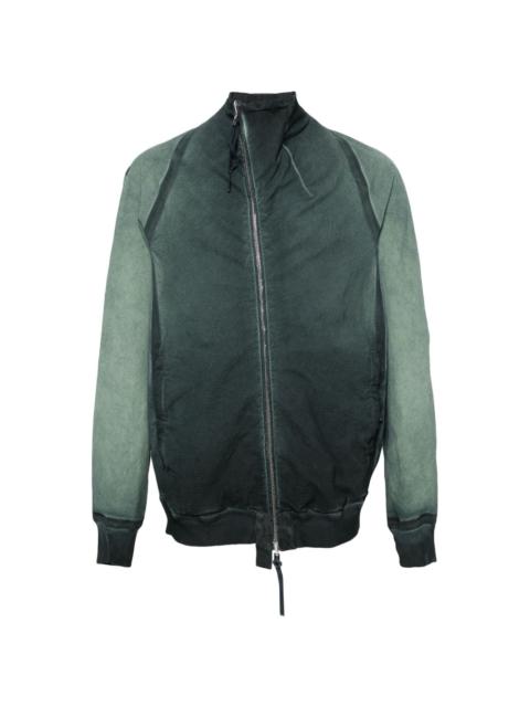 gradient-effect bomber jacket