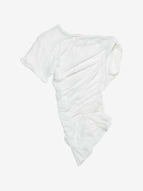 Matières Fécales Warp ruched T-shirt