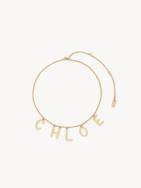 Chloé THE CHLOÉ LETTERS NECKLACE