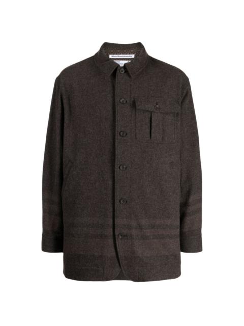 White Mountaineering classic-collar button-up jacket