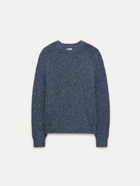 J.CREW Rib-knit sweater in marled cotton