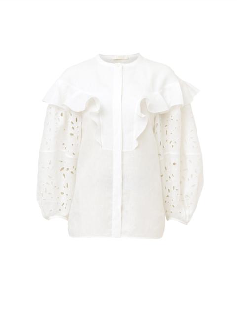 RUFFLED BLOUSE