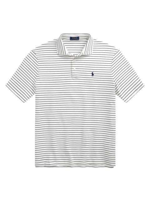Polo Ralph Lauren Men's Classic-Fit Soft Cotton Polo Shirt - White Refined Navy