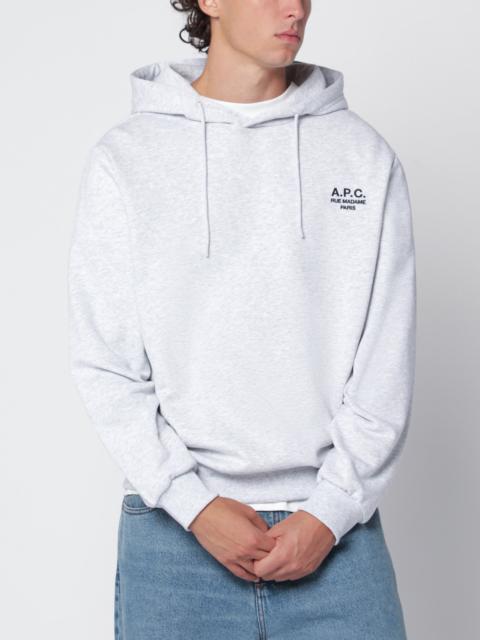 A.P.C. Grey cotton hoodie