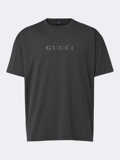 GUCCI Logo cotton jersey T-shirt