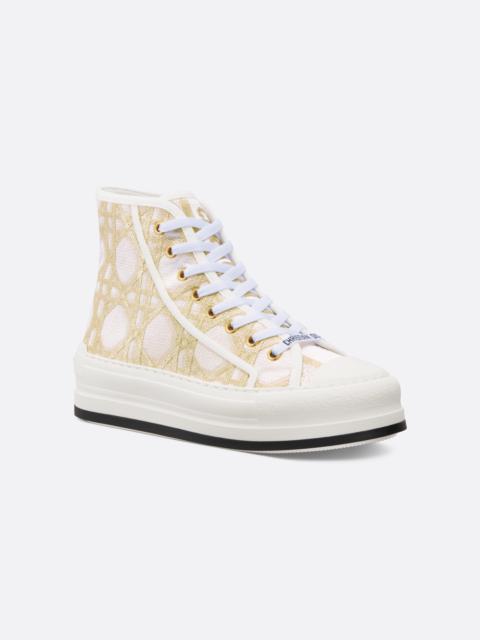 Dior Or Walk'n'Dior High-Top Platform Sneaker