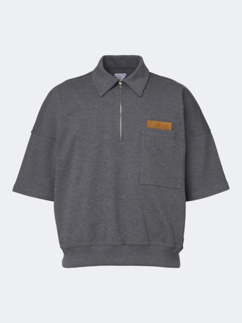 Bottega Veneta Intrecciato cotton polo shirt