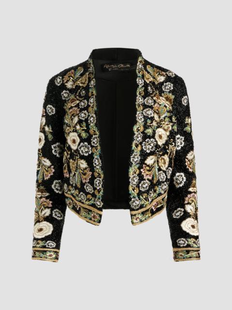 Alice + Olivia Women's Harvey Embellished Embroidered Jacket - Black Multi