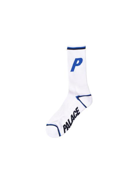 PALACE P TIP SOCK WHITE