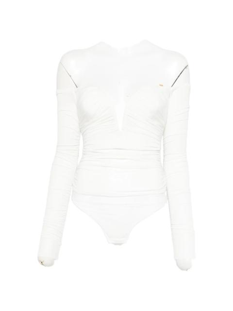 ELISABETTA FRANCHI Elisabetta Franchi V-neck Gathered Top