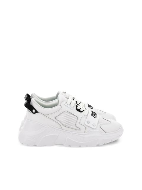 mesh-panelled sneakers