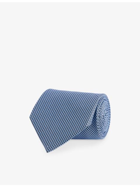 TOM FORD Pattern Weave Silk Tie