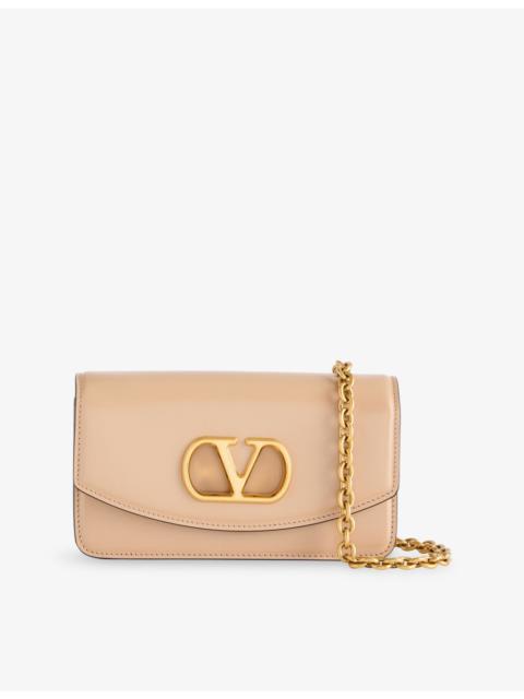 Valentino VLogo Leather Clutch bag