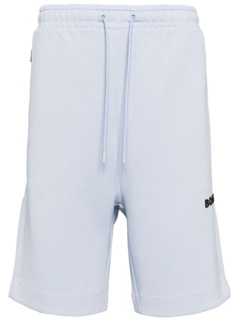 BOSS logo-embroidered drawstring shorts
