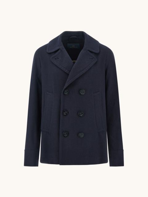 Paul & Shark THE PEACOAT IN TEXTURED WOOL AND COTTON