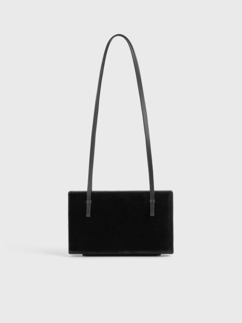 TOTEME Cocktail velvet bag black