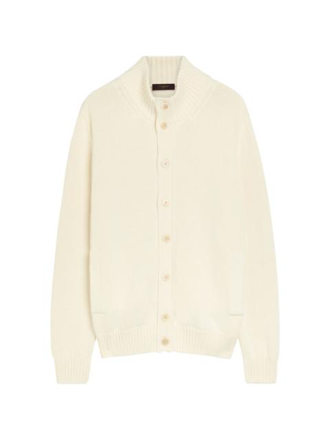 SLOWEAR ribbed cotton cardigan