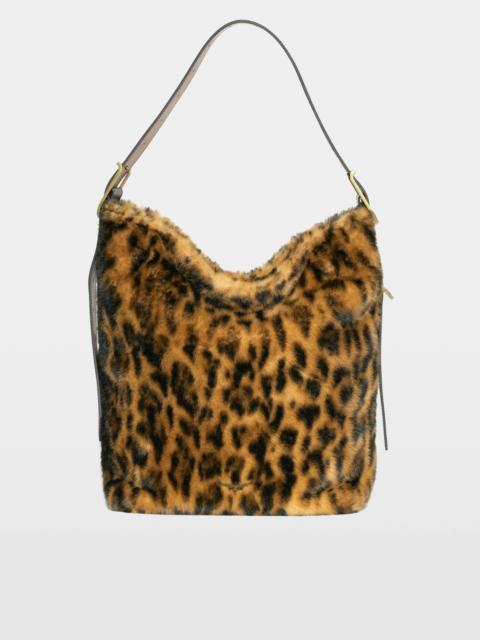 Zadig & Voltaire Jane Hobo XL Leopard Bag