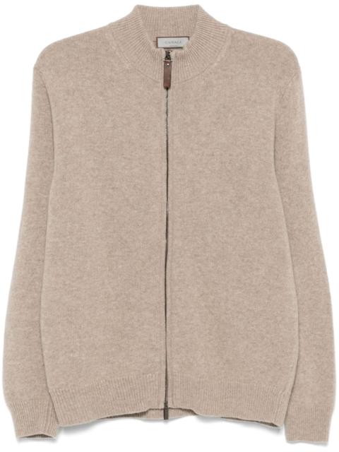 Canali zip-up cardigan