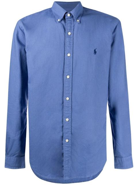 Polo Ralph Lauren logo-embroidered long sleeve shirt