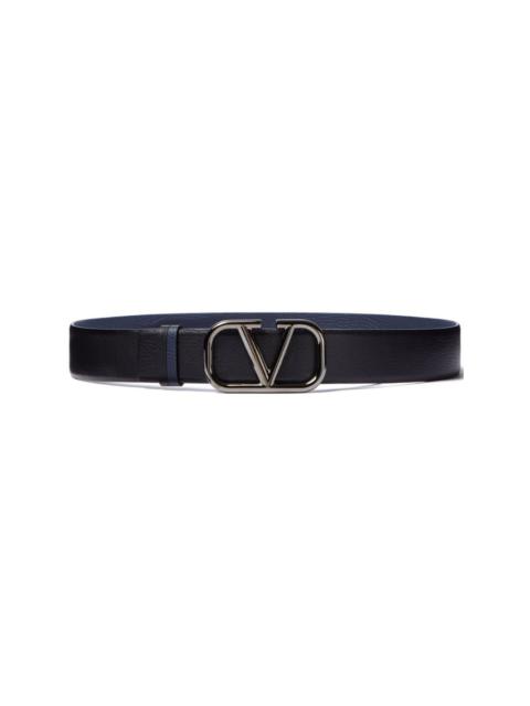 Valentino VLogo Signature reversible leather belt