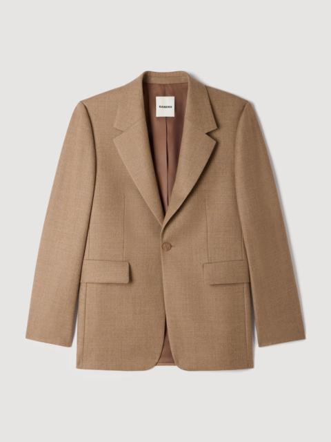Sandro LOOSE WOOL SUIT JACKET