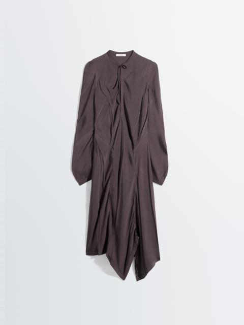 Lemaire CREASED BIAS DRESS IN POLY VISCOSE TWILL