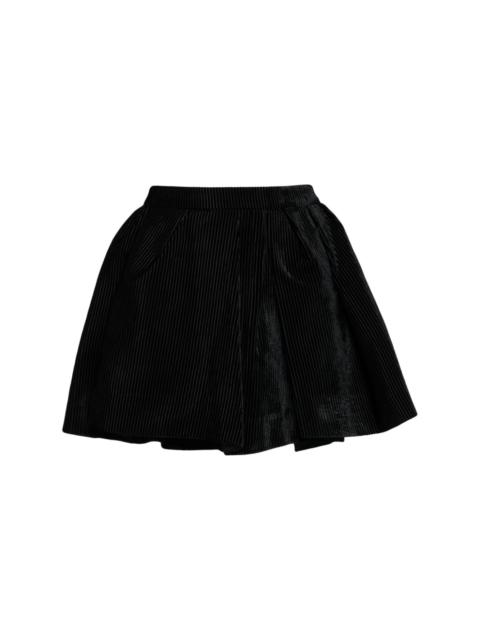 SHUSHU/TONG corduroy A-line skirt