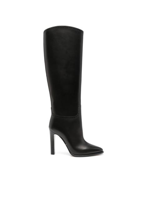 Ralph Lauren Brently 100mm knee-high leather boots