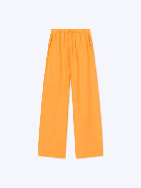 Nanushka POLYKA - Linen pants - Orange