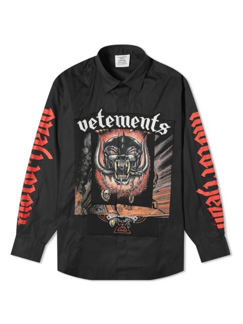 VETEMENTS VETEMENTS Motorhead Jersey Shirt