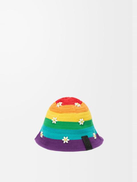 Loewe Daisy bucket hat in cotton
