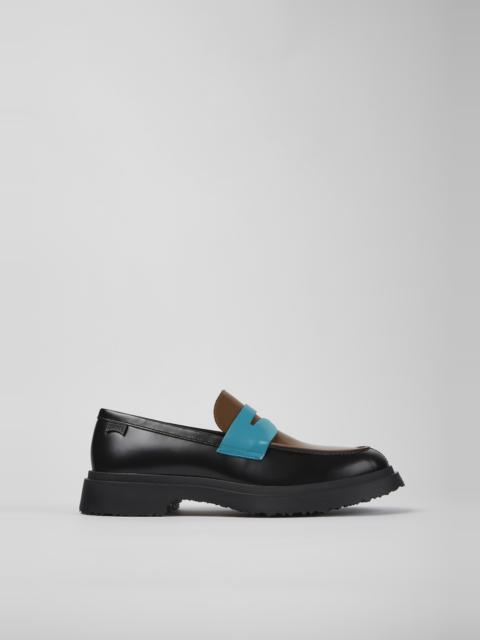 CAMPER Twins Multicolored leather loafers for men