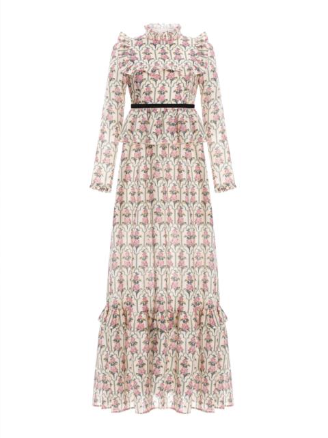 Agua by Agua Bendita Sesamo Peonia Aurora Maxi Dress