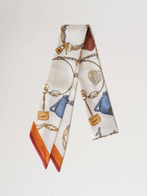 Mulberry Skinny Scarf Jewels & Charms