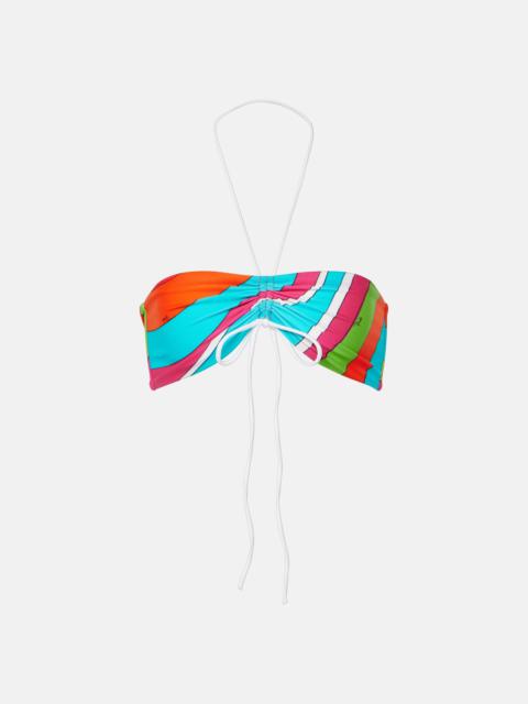 PUCCI Iride-print bandeau top