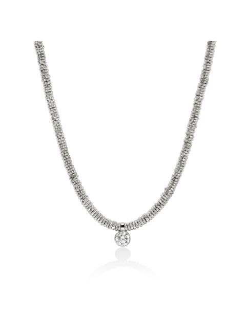 JOHN HARDY JH Lovestruck™ Heishi Pendant Necklace, Sterling Silver, Diamond, 1.0TCW