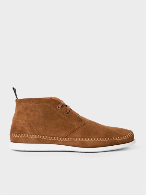 Paul Smith Tan Suede Leather 'Neon' Boots
